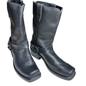 Durango Men's Black Leather Riding Boots